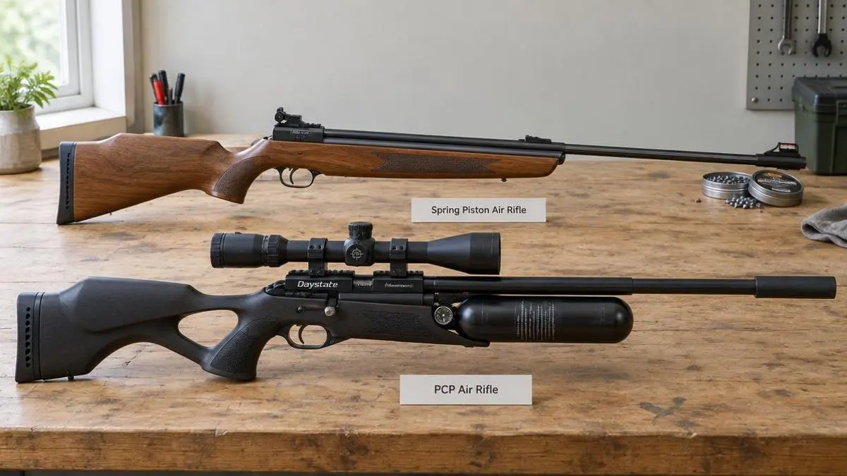 Spring-Piston vs. PCP Air Rifles — Best Pellet Gun Spring-Piston vs. PCP Air Rifles